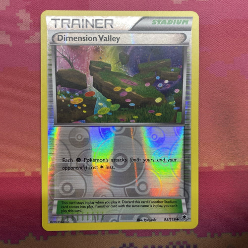 Pokemon Card Dimension Valley Phantom Forces Reverse Holo 93/119 Near Mint