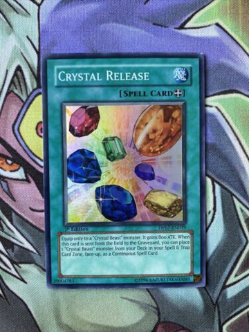 DP07-EN019 Crystal Release Super Rare 1st Edition NM Yugioh Card