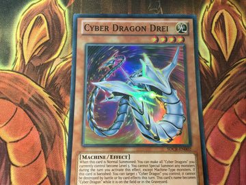SDCR-EN002 -Cyber Dragon Drei Super Rare - UNL Edition Yugioh (back)
