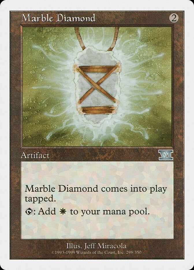Marble Diamond - Sixth Edition Uncommon Excellent Magic MTG