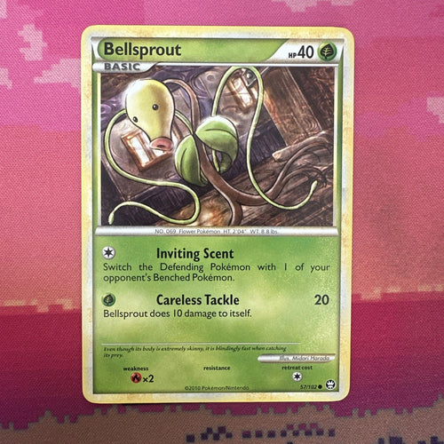Pokemon Card BellsproutTriumphant Common 57/102 Near Mint