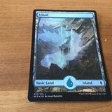Island Battle For Zendikar - Foil Full Art Land Excellent Magic MTG