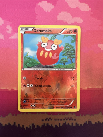 Pokemon Card Darumaka Emerging Powers Reverse Holo 20/98 Near Mint