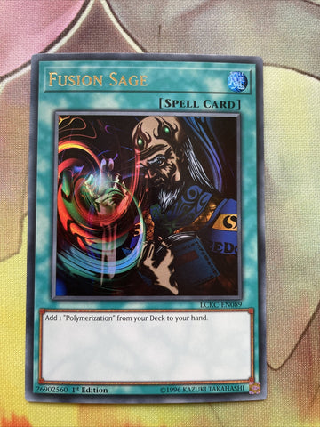LCKC-EN089 Fusion Sage Ultra Rare 1st Edition Mint YuGiOh Card
