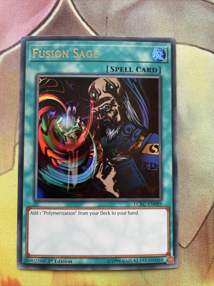 LCKC-EN089 Fusion Sage Ultra Rare 1st Edition Mint YuGiOh Card