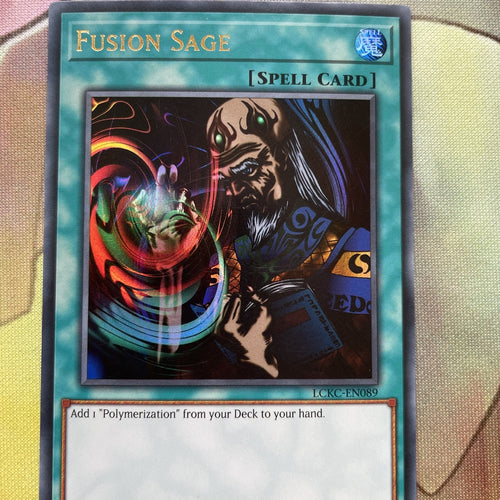 LCKC-EN089 Fusion Sage Ultra Rare 1st Edition Mint YuGiOh Card