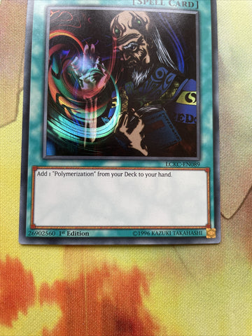 LCKC-EN089 Fusion Sage Ultra Rare 1st Edition Mint YuGiOh Card (back)