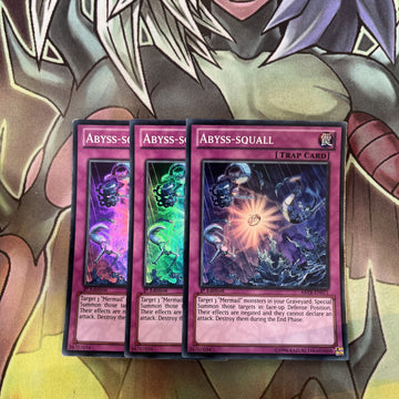ABYR-EN071 x3 Abyss-squall Super Rare Excellent Condition Yugioh