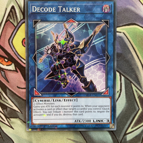 SP18-EN031 Decode Talker Starfoil Rare 1st Edition NM Yugioh Card
