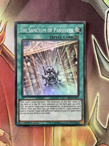 SR05-EN025 Yugioh Super Rare The Sanctum Of Parshath 1st Edition (NM)