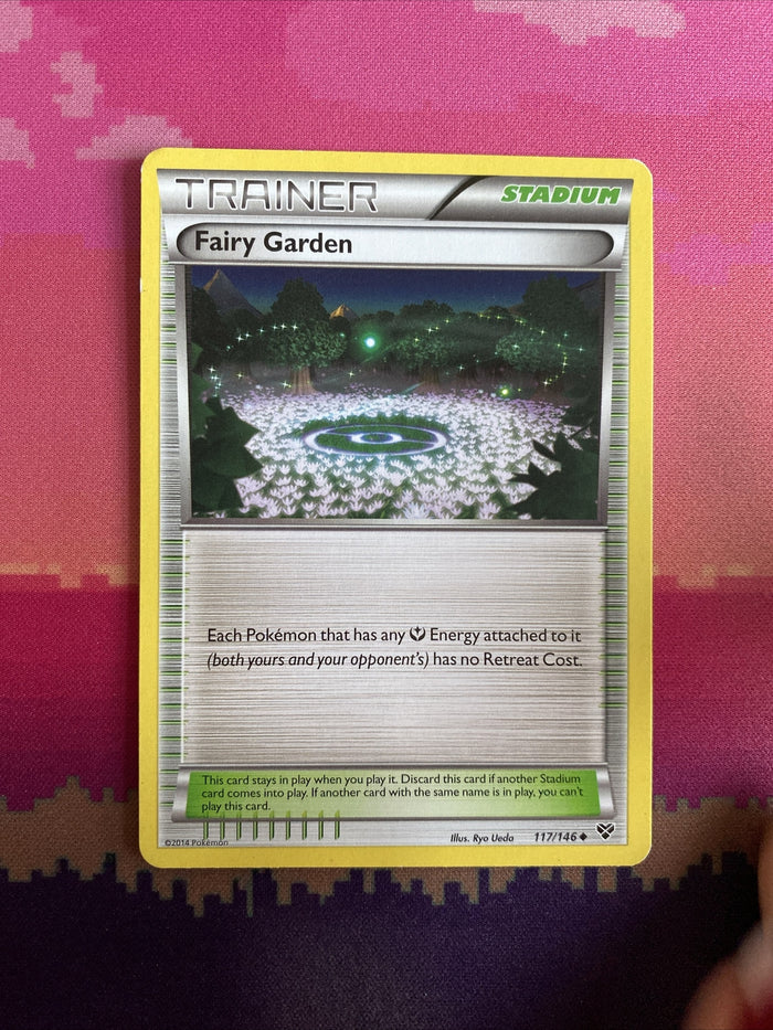 Pokemon Card Fairy Garden XY Base Set Uncommon 117/146 NM