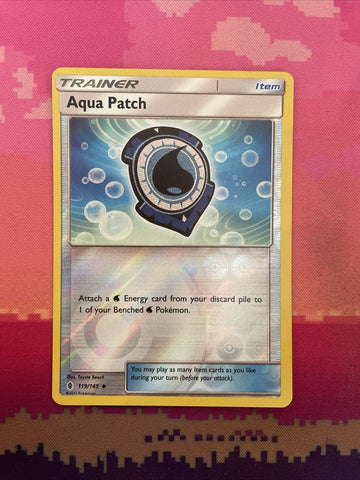 Pokemon Card Aqua Patch Guardians Rising Reverse Holo 119/145 Near Mint