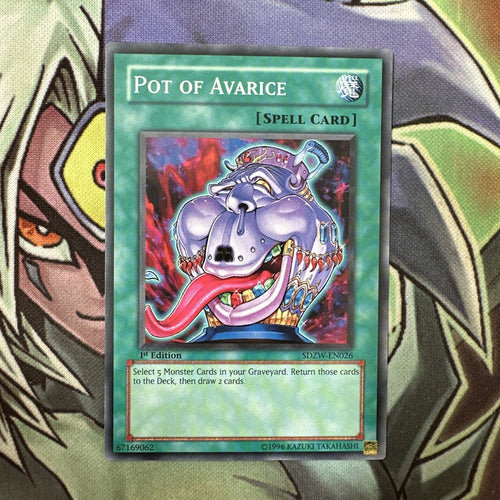 SDZW-EN026 Pot Of Avarice Common 1st Edition NM Yugioh Card