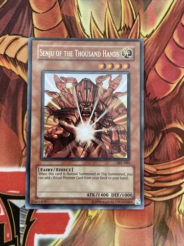 SRL-080 Senju Of The Thousand Hands Rare Yugioh