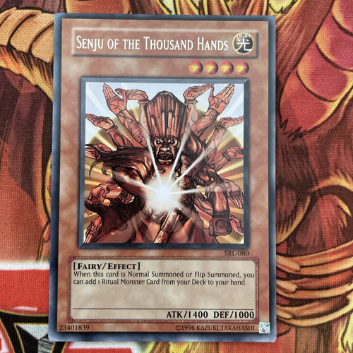SRL-080 Senju Of The Thousand Hands Rare Yugioh