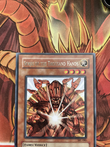SRL-080 Senju Of The Thousand Hands Rare Yugioh (back)