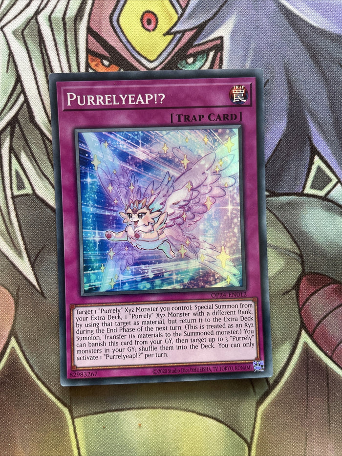 OP24-EN012 Purrelyeap!? Super Rare UNL Edition Near Mint Yugioh
