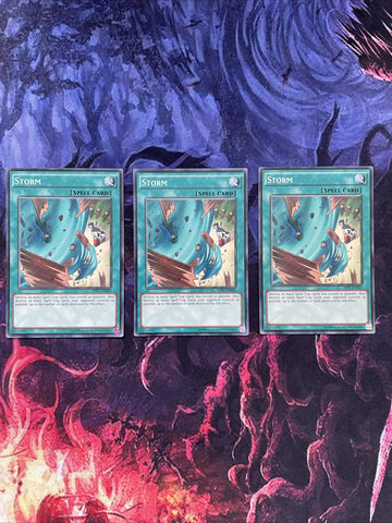 AP07-EN023 x3 Storm Common PLAYSET Yugioh