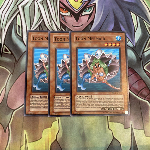 RP01-EN063 x3 Toon Mermaid Common Excellent Conditon Yugioh