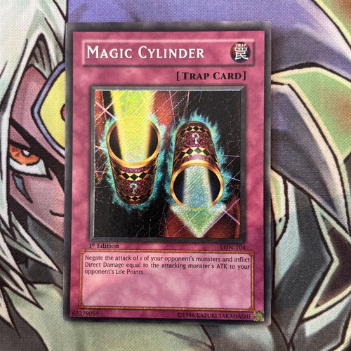 LON-104 Magic Cylinder Secret Rare 1st Edition NM Yugioh Card