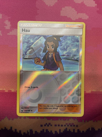Pokemon Card Hau Celestial Storm Reverse Holo 132/168 Near Mint