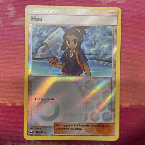 Pokemon Card Hau Celestial Storm Reverse Holo 132/168 Near Mint