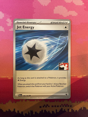 Pokemon Card Jet Energy Prize Pack Stamp 190/193 Near Mint