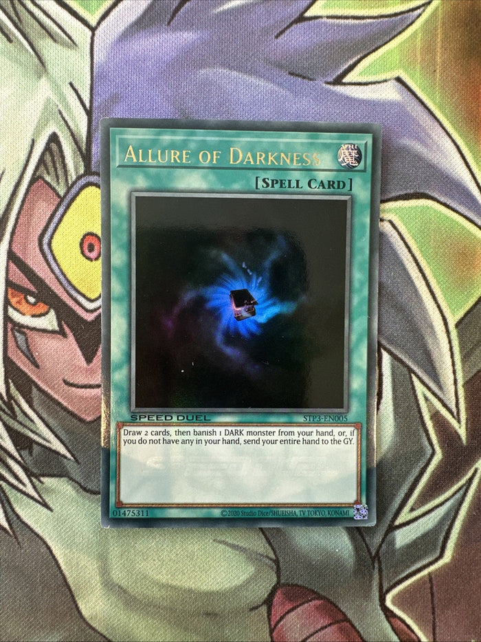 STP3-EN005 Allure Of Darkness Ultra Rare 1st Edition NM Yugioh Card