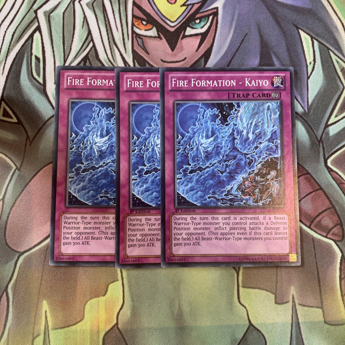 LTGY-EN075 x3 Fire Formation - Kaiyo Common Excellent Condition Yugioh