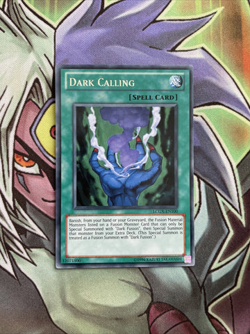 LCGX-EN100 Dark Calling Rare UNL Edition NM Yugioh Card