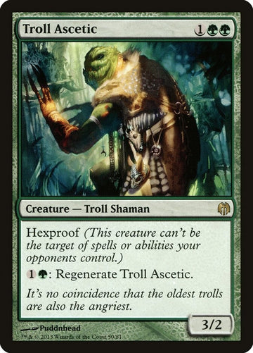 Troll Ascetic - Duel Decks: Heroes vs. Monsters Excellent Magic MTG