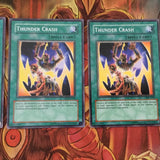 IOC-043 / DR2-EN043 Yugioh 3x Thunder Crash (Mixed)