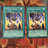 IOC-043 / DR2-EN043 Yugioh 3x Thunder Crash (Mixed)