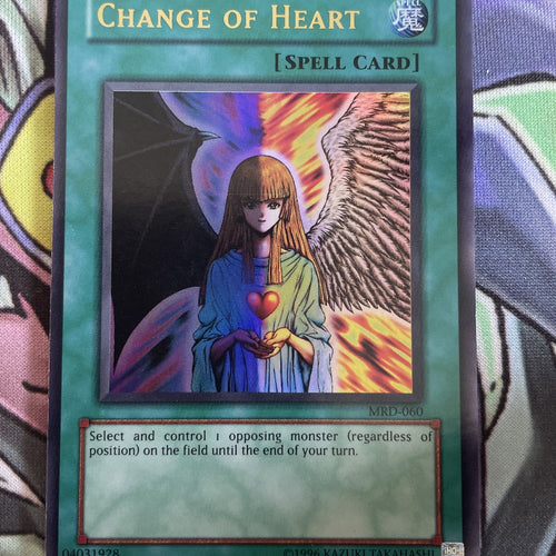 MRD-060 Change Of Heart Ultra Rare Excellent Condition Yugioh Card (3)