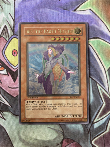 CDIP-EN025 Iris, The Earth Mother Ultimate Rare 1st Edition NM Yugioh Card