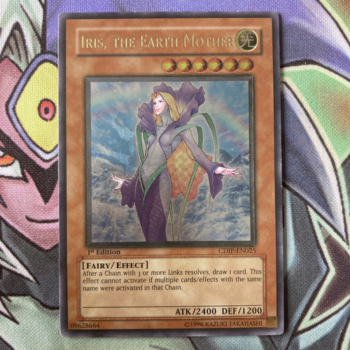 CDIP-EN025 Iris, The Earth Mother Ultimate Rare 1st Edition NM Yugioh Card