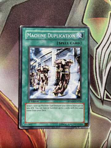 SDMM-EN026 Machine Duplication Common 1st Edition Yugioh Card played