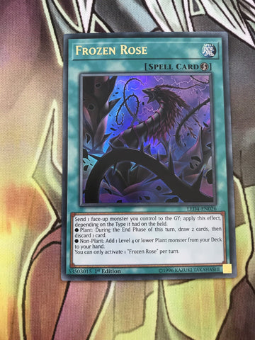 LED4-EN026 Frozen Rose Ultra Rare 1st Edition Yugioh Card