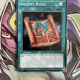LDK2-ENK27 Ancient Rules Common Unlimited Edition NM Yugioh Card