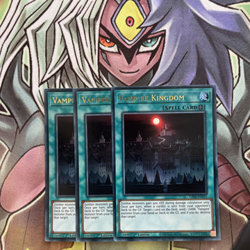 GFP2-EN157 x3 Vampire Kingdom Ultra Rare Excellent Condition Yugioh