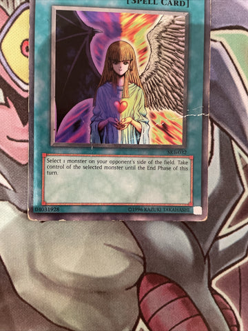 SKE-032 Change Of Heart Common Varying Editions WORN Yugioh Card (back)