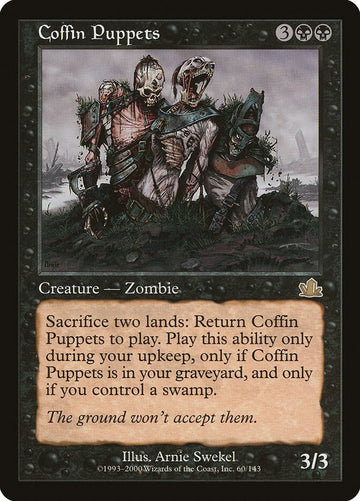 Coffin Puppets - Prophecy Rare Excellent Magic MTG