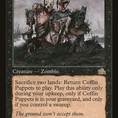 Coffin Puppets - Prophecy Rare Excellent Magic MTG