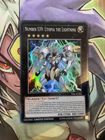 TDIL-ENSE2 Number S39: Utopia The Lightning Super Lim Edition NM Yugioh Card