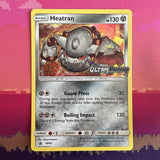 Pokemon Card Heatran SM96 Black Star Promo STAFF Ultra Prism NM Condition