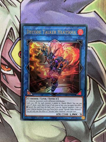 GFP2-EN005 Decode Talker Heatsoul Ultra Rare 1st Edition NM Yugioh Card