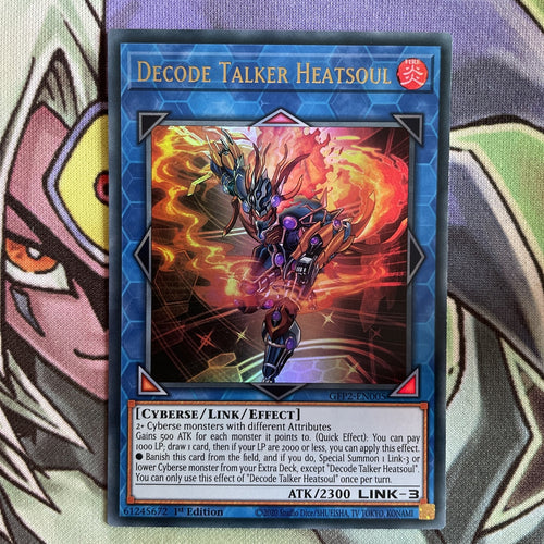 GFP2-EN005 Decode Talker Heatsoul Ultra Rare 1st Edition NM Yugioh Card