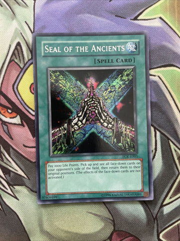 PCK-E003 Seal of the Ancients Secret Rare Unlim Edition NM Yugioh Card