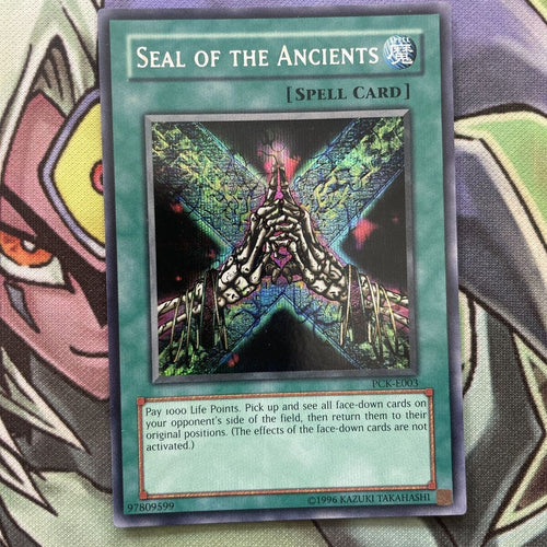 PCK-E003 Seal of the Ancients Secret Rare Unlim Edition NM Yugioh Card