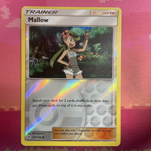 Pokemon Card Mallow Guardians Rising Reverse Holo 127/145 NM